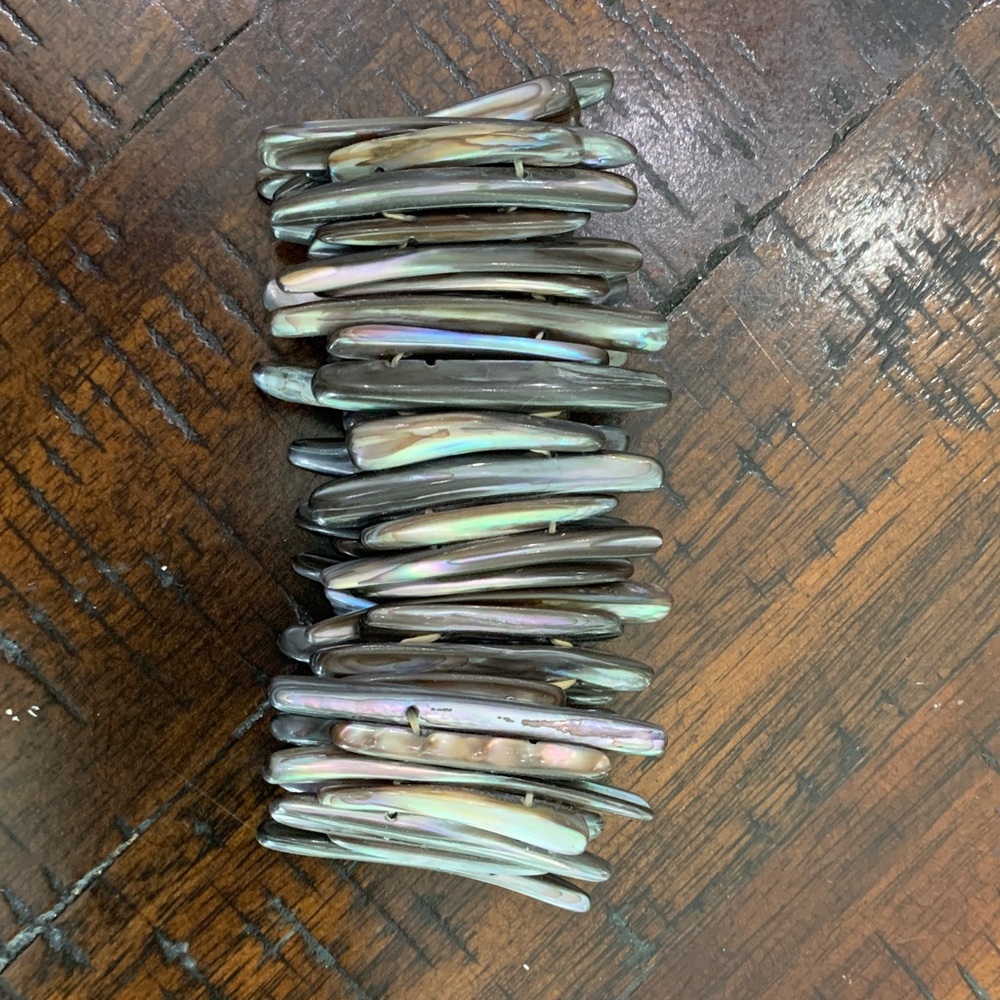 Iridescent Shell Bracelet